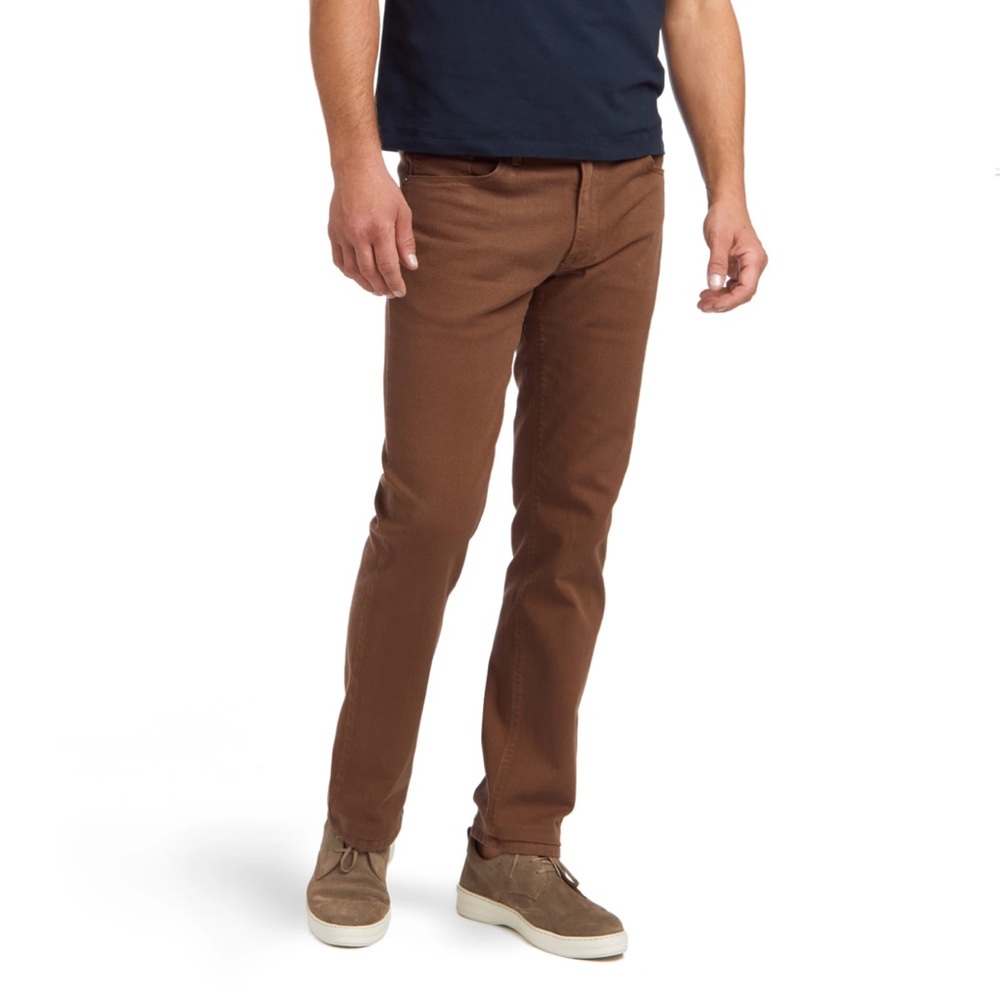 Mott & Bow Slim Mercer Jeans in Clay - Picture 1 of 8